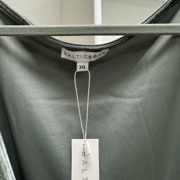 Baltic Born NWT* Baltic Born | Esmerelda Velvet Wrap Maxi Dress | Eucalyptus - Picture 6 of 6